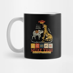 Muay Thai Sak Yant Tiger Tattoo Mug